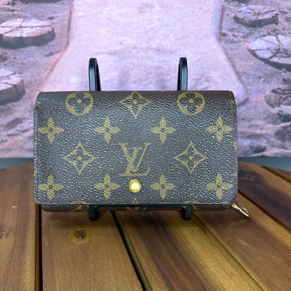 Louis Vuitton Vintage Porte Monnaie Billets Tresor Wallet Authentic - Picture 1 of 13